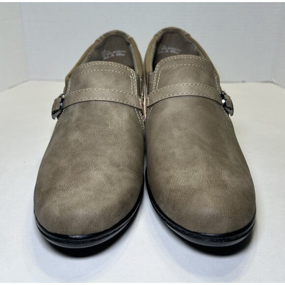 Easy Street Comfort Wave Women's Tawney Heel Booties Taupe Size 9.5N - Picture 3 of 7